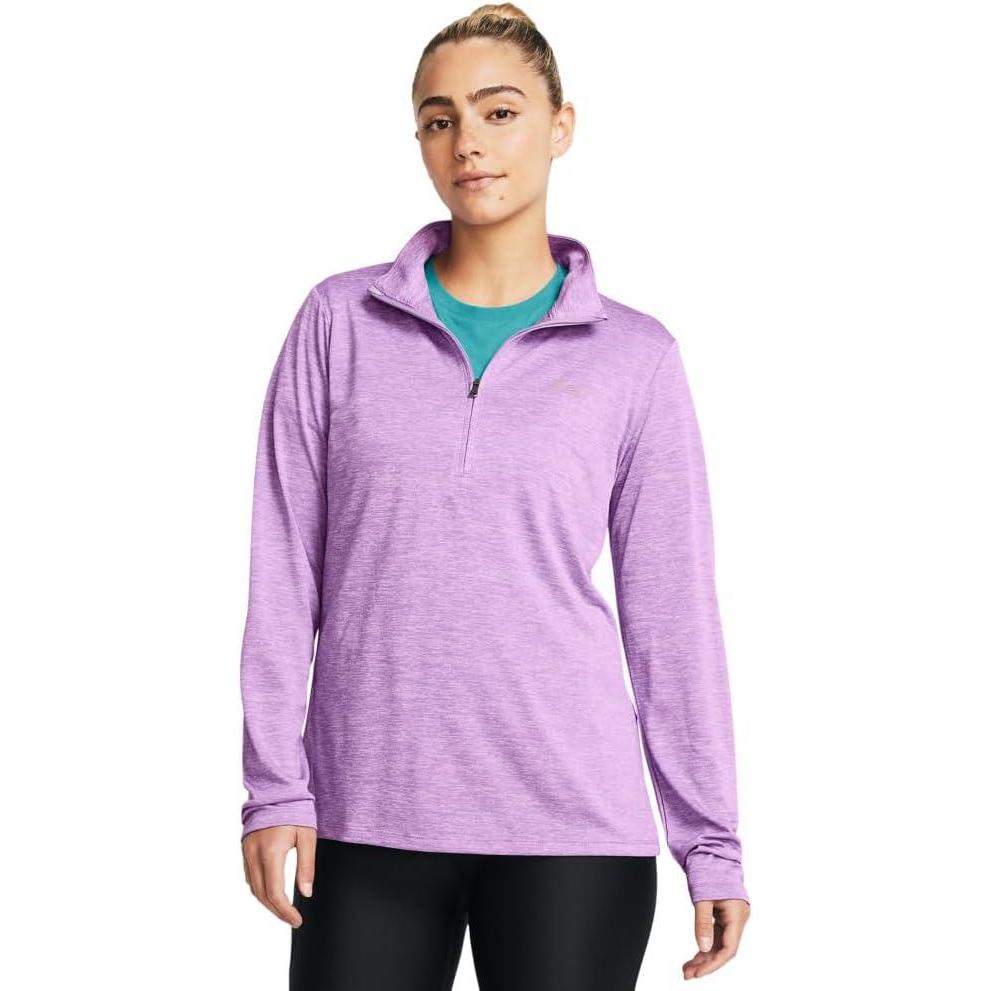 image:imageUnder Armour Womens Tech Twist Quarter Zip560 Provence Purple Purple Ace