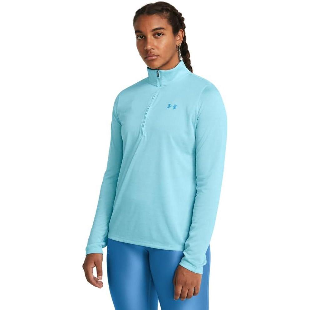 image:imageUnder Armour Womens Tech Twist Quarter Zip914 Sky Blue   Capri
