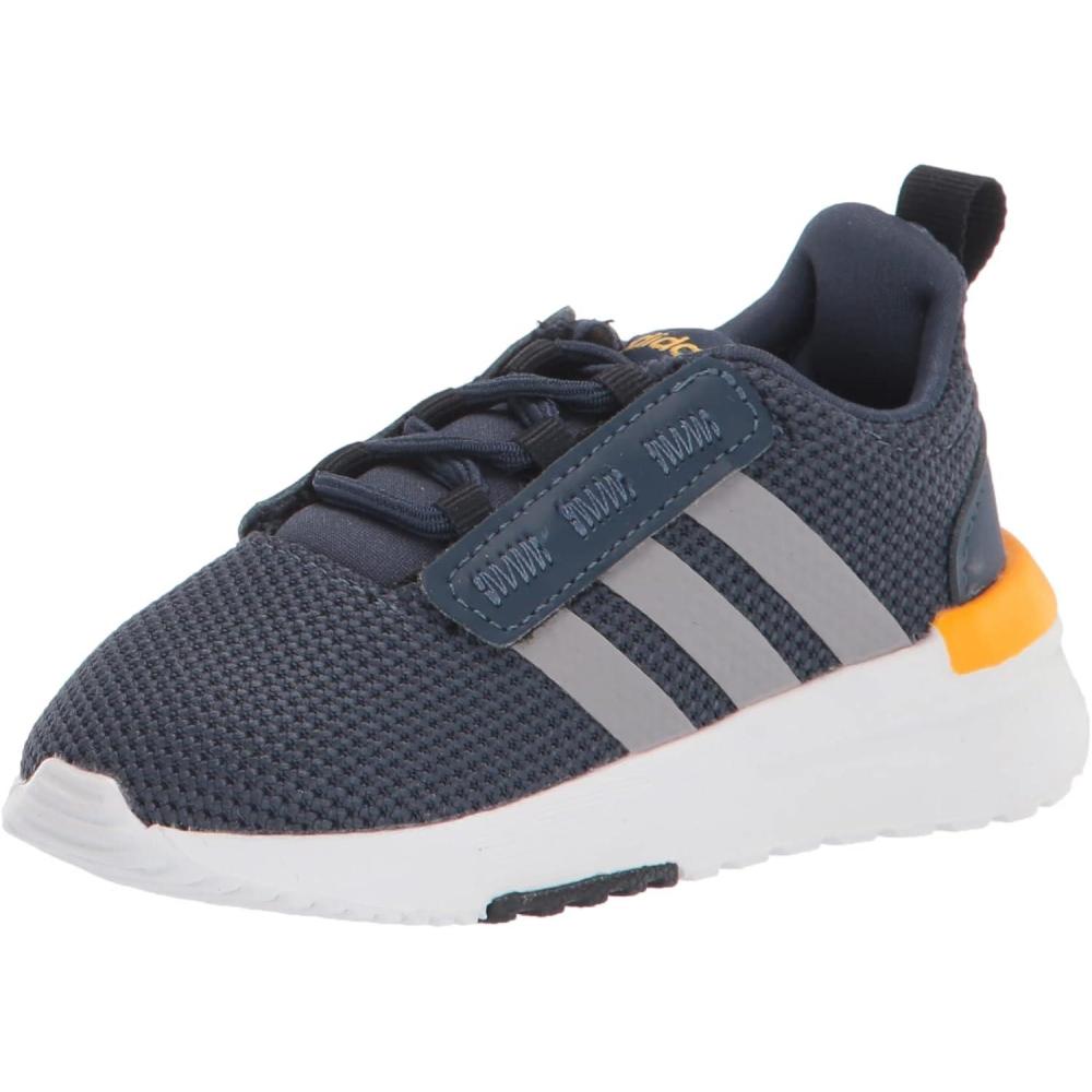 image:imageadidas Girls Racer TR21 Little KidBig KidCrew NavyGreySolar Gold
