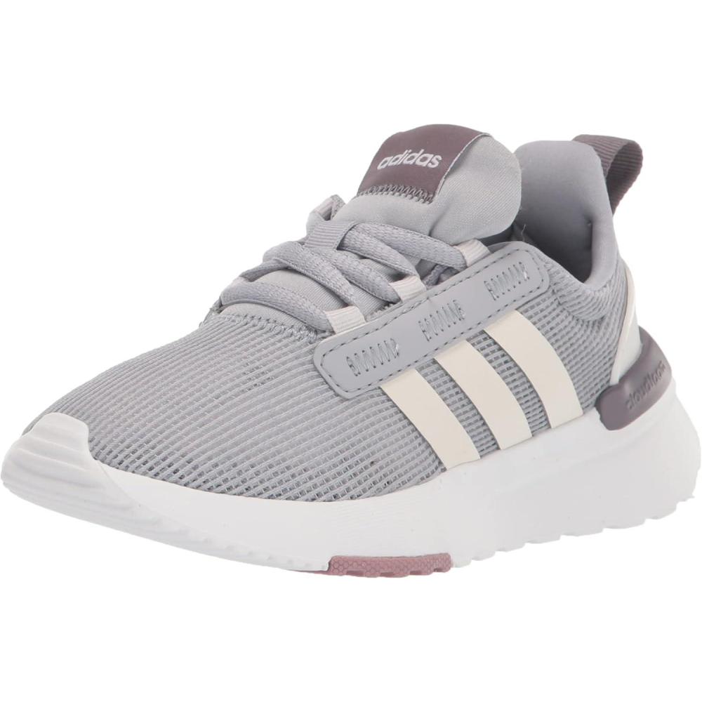 image:imageadidas Girls Racer TR21 Little KidBig KidHalo SilverZero MetallicDash Grey