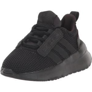 adidas Girl’s Racer TR21 (Little Kid/Big Kid)(Black/Black/Carbon)