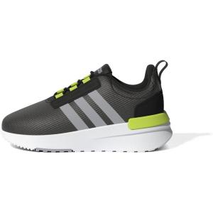 adidas Girl’s Racer TR21 (Little Kid/Big Kid)(Black/Halo Silver/Solar Yellow)
