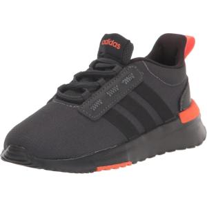 adidas Girl’s Racer TR21 (Little Kid/Big Kid)(Carbon/Black/Semi Impact Orange)