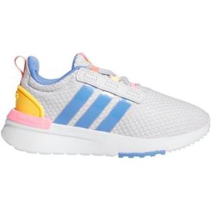 adidas Girl’s Racer TR21 (Little Kid/Big Kid)(Dash Grey/Cloud White/Beam Pink)