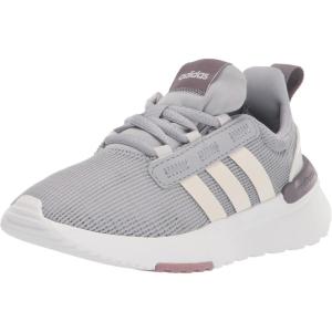 adidas Girl’s Racer TR21 (Little Kid/Big Kid)(Halo Silver/Zero Metallic/Dash Grey)