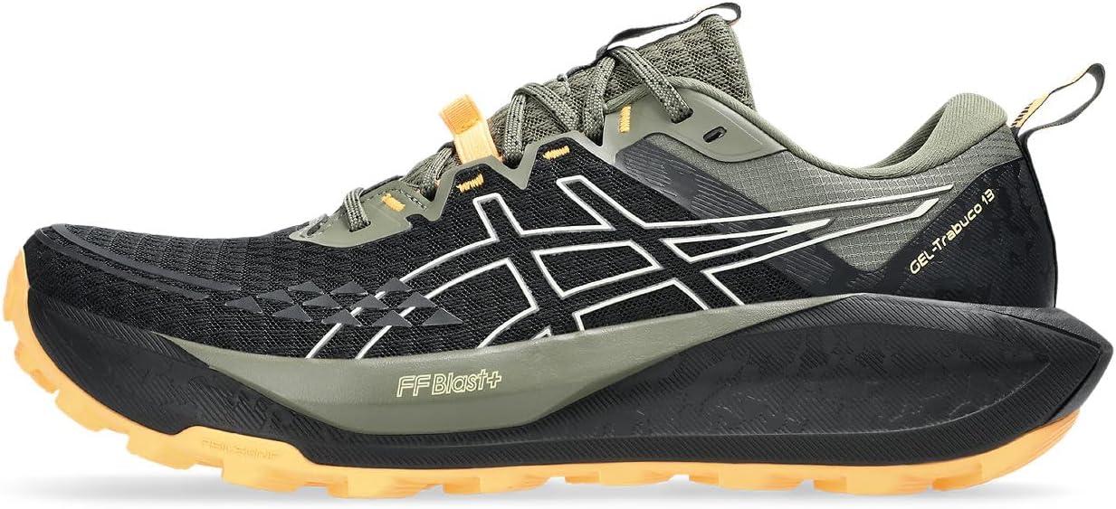 image:imageASICS Mens GelTrabuco 13 Running ShoesBlack Cream