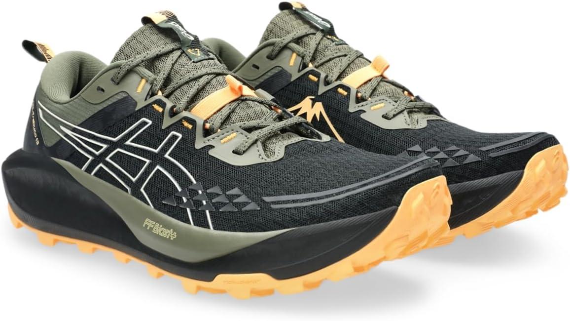 image:imageASICS Mens GelTrabuco 13 Running ShoesBlackCream
