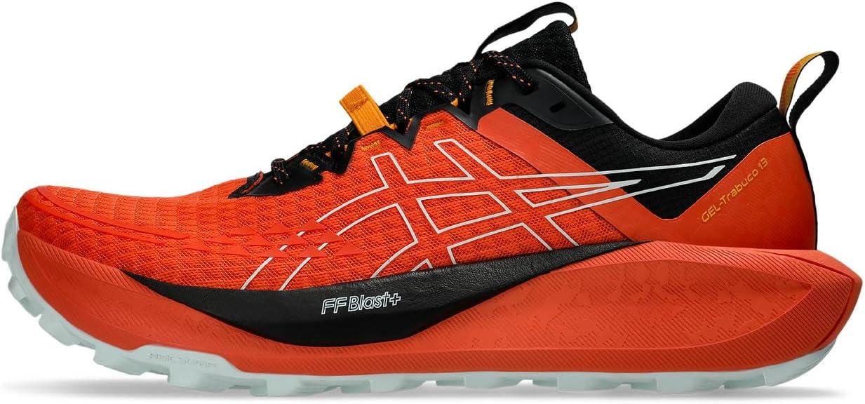 image:imageASICS Mens GelTrabuco 13 Running ShoesNova Orange Pure Aqua