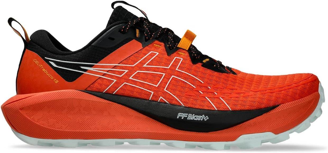 image:imageASICS Mens GelTrabuco 13 Running ShoesNova Orange Pure Aqua