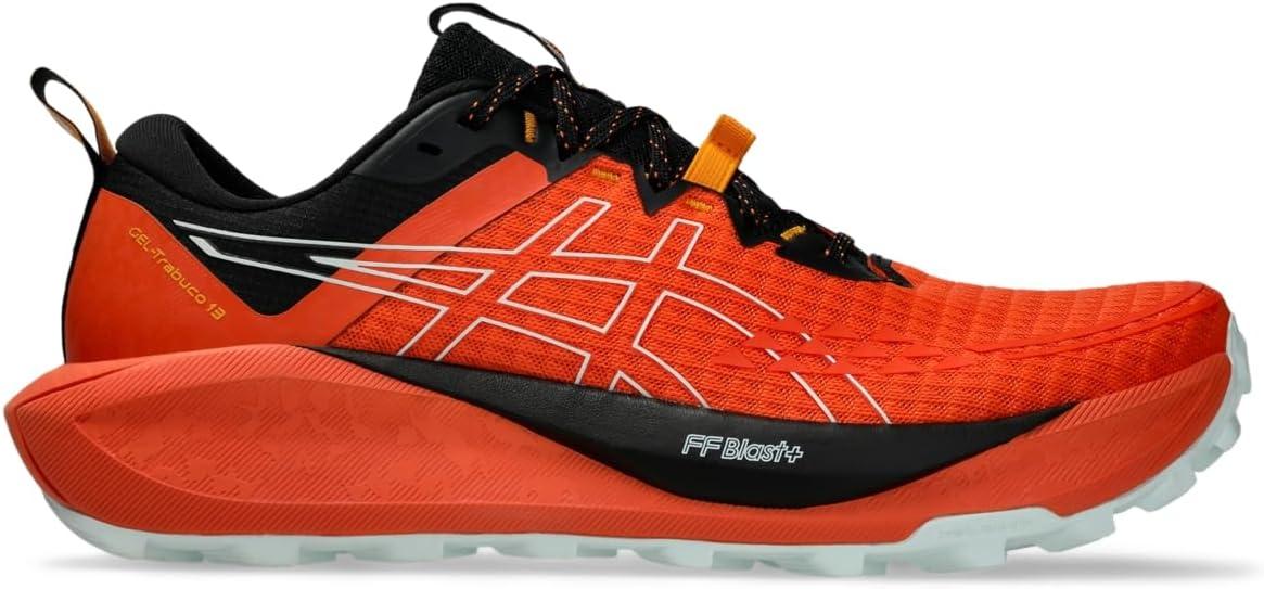 image:imageASICS Mens GelTrabuco 13 Running ShoesNova OrangePure Aqua