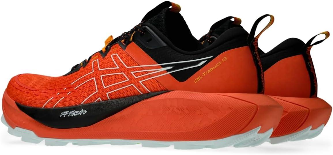 image:imageASICS Mens GelTrabuco 13 Running ShoesNova OrangePure Aqua