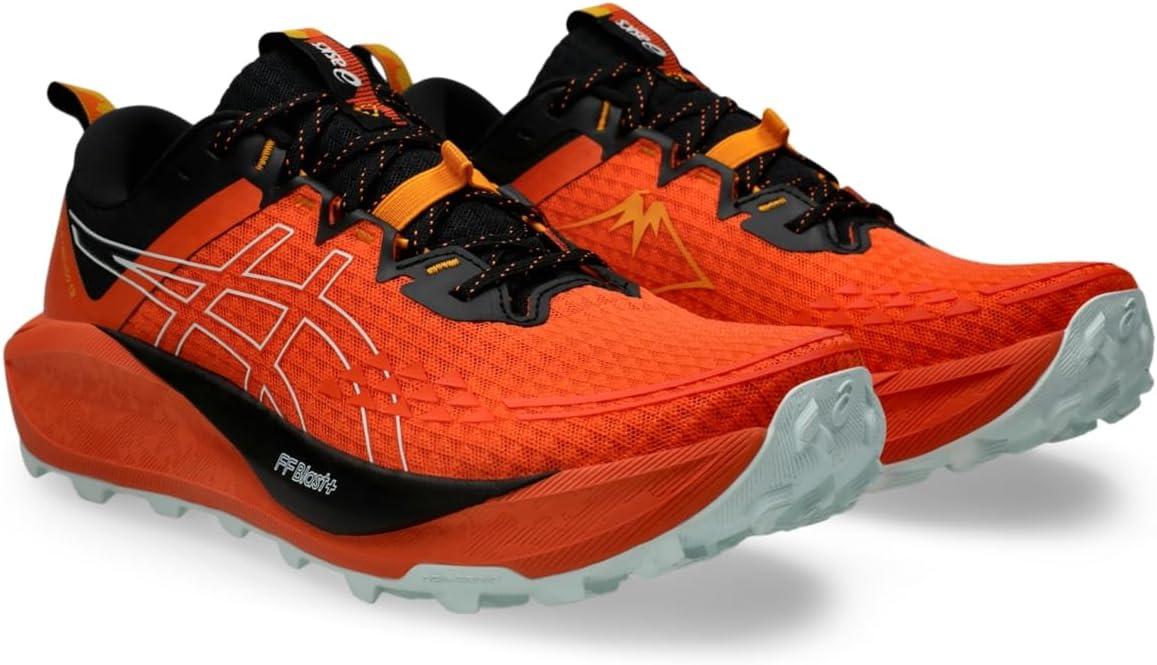 image:imageASICS Mens GelTrabuco 13 Running ShoesNova OrangePure Aqua