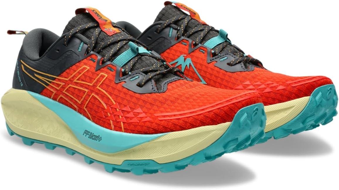 image:imageASICS Mens GelTrabuco 13 Running ShoesPiquant OrangeSandstorm