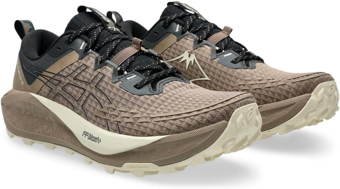 image:imageASICS Mens GelTrabuco 13 Running ShoesTaupe GreyBlack