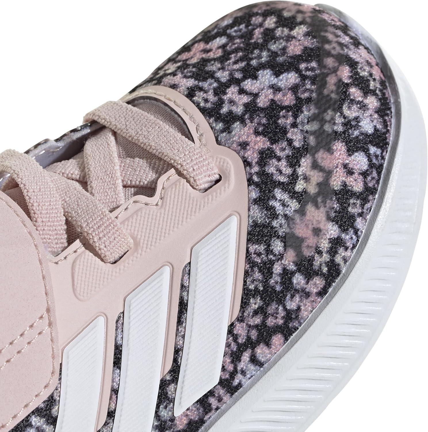 image:imageAdidas UnisexChild Run Falcon 5Sandy PinkWhiteBlack