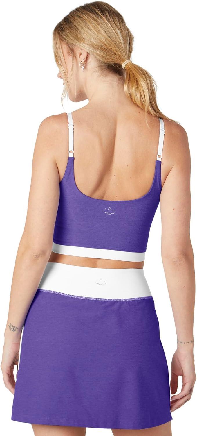 image:imageBeyond Yoga Spacedye Outlines Cropped TankUltra Violet HeatherCloud White
