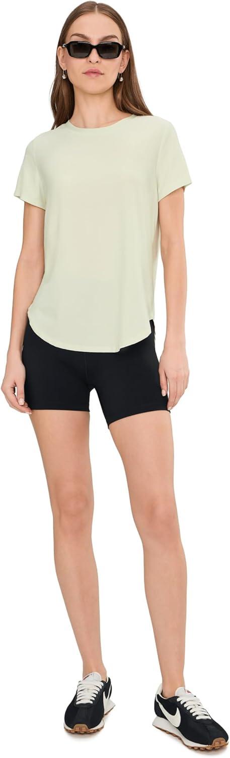 image:imageBeyond Yoga Womens Featherweight On The Down Low TeeAiry Green Heather