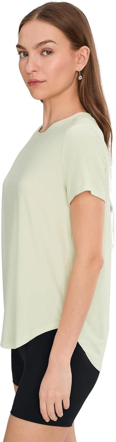 image:imageBeyond Yoga Womens Featherweight On The Down Low TeeAiry Green Heather