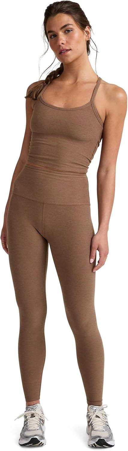 image:imageBeyond Yoga Womens Spacedye Caught in The Midi HW LeggingsChocolate Heather