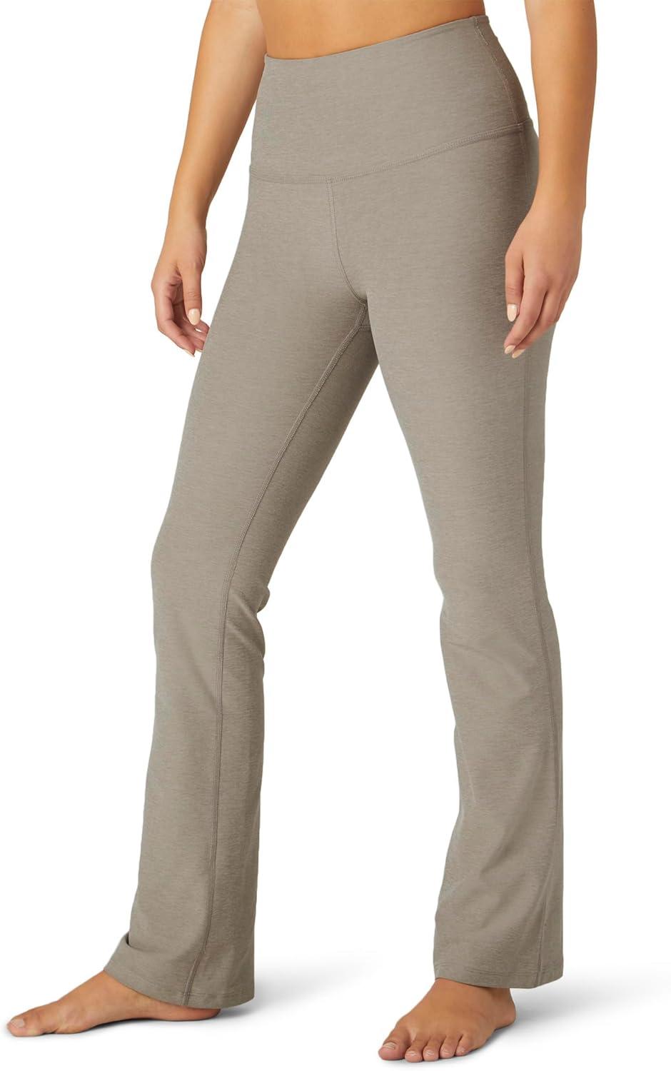 image:imageBeyond Yoga Womens Spacedye Practice High Waisted Bootcut PantBirch Heather