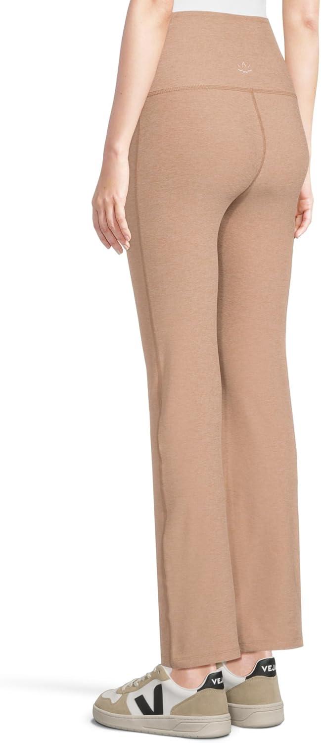 image:imageBeyond Yoga Womens Spacedye Practice High Waisted Bootcut PantDesert Sand Heather