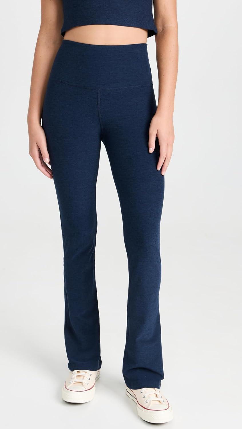 image:imageBeyond Yoga Womens Spacedye Practice High Waisted Bootcut PantNocturnal Navy