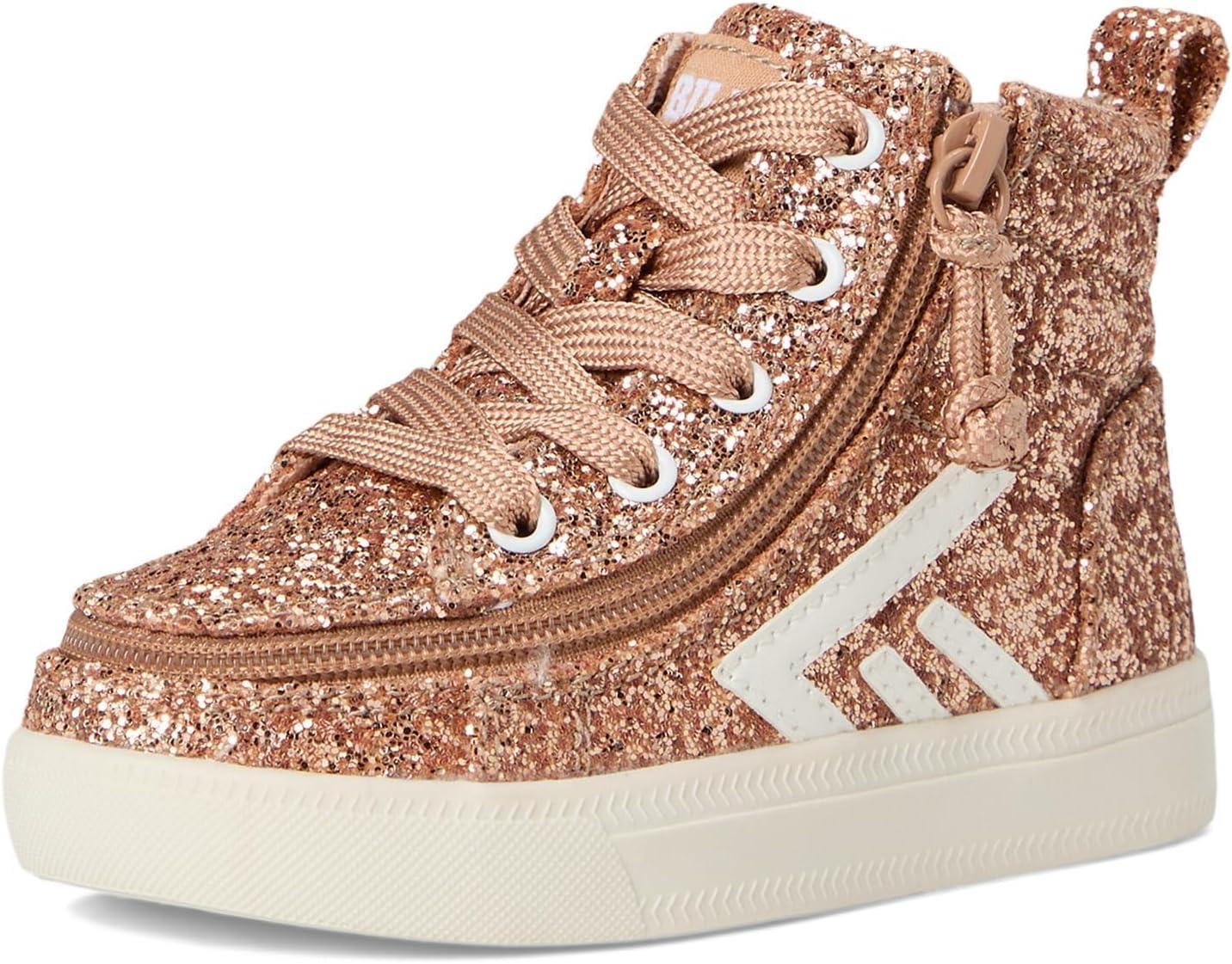 image:imageBilly Footwear UnisexChild Cs High Top Little KidBig KidRose Gold Glitz