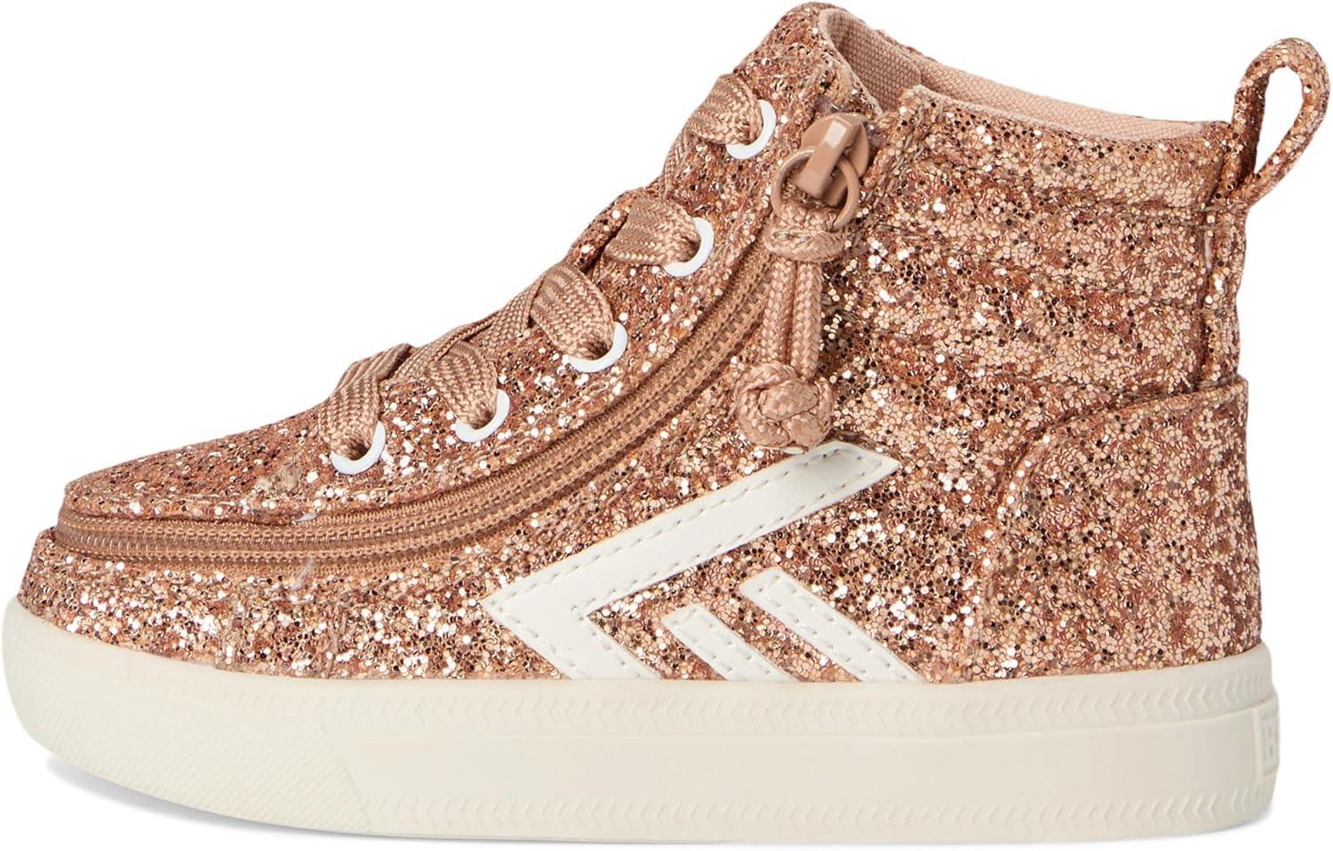 image:imageBilly Footwear UnisexChild Cs High Top Little KidBig KidRose Gold Glitz