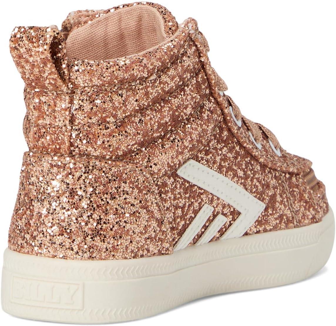 image:imageBilly Footwear UnisexChild Cs High Top Little KidBig KidRose Gold Glitz