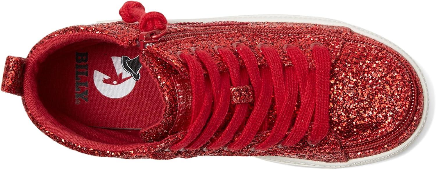 image:imageBilly Footwear UnisexChild Cs High Top Little KidBig KidRuby Red Glitz