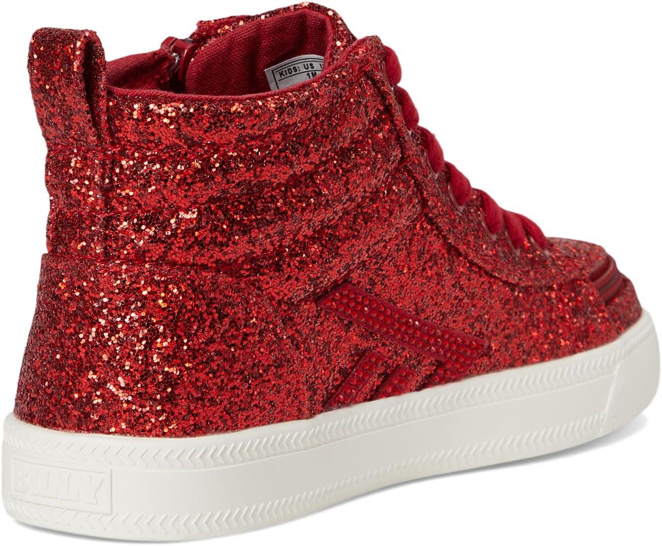 image:imageBilly Footwear UnisexChild Cs High Top Little KidBig KidRuby Red Glitz