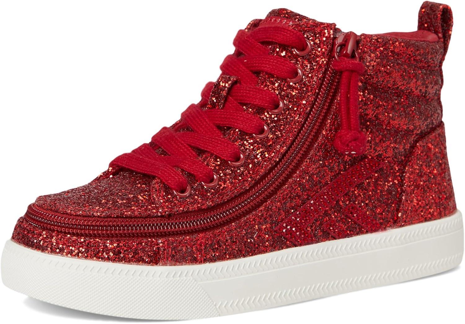image:imageBilly Footwear UnisexChild Cs High Top Little KidBig KidRuby Red Glitz