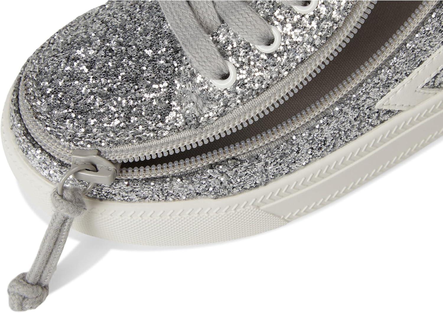 image:imageBilly Footwear UnisexChild Cs High Top Little KidBig KidSilver Glitz