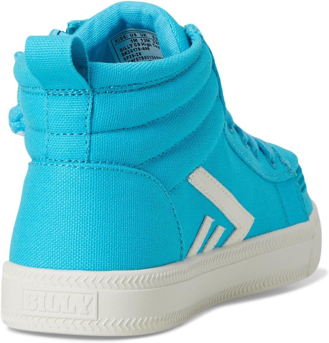 image:imageBilly Footwear UnisexChild Cs High Top Little KidBig KidTurquoiseWhite