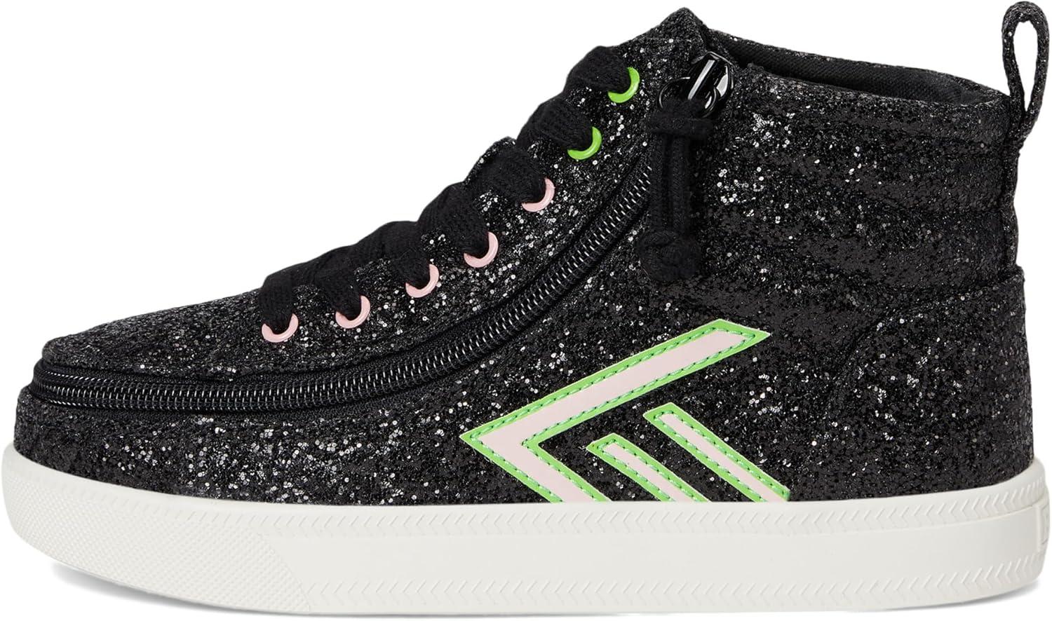 image:imageBilly Footwear UnisexChild Cs High Top Little KidBig KidWicked Black Glitz