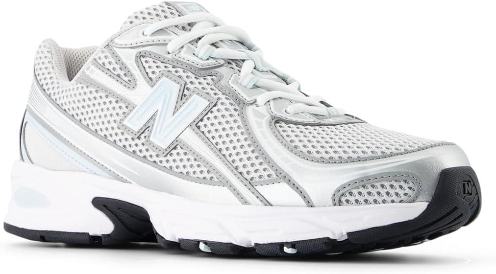 image:imageNew Balance Mens MC996 Lightweight Tennis ShoeGrey MatterFrosted GlassSilver MetallicWhite