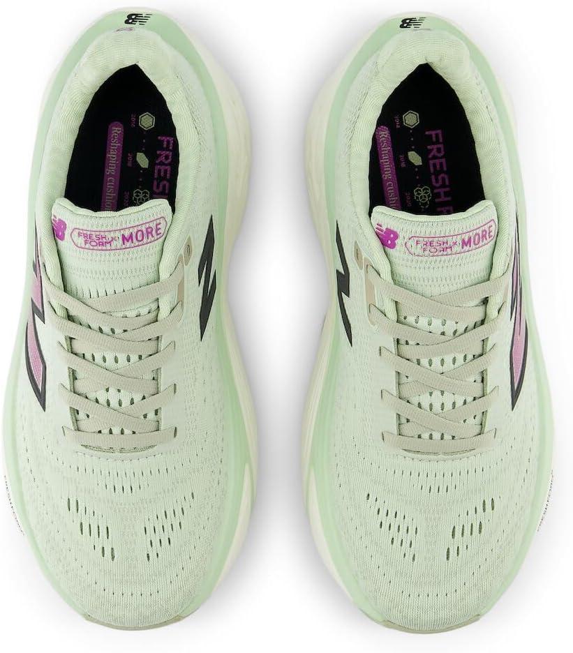 image:imageNew Balance Womens Fresh Foam X More V5Natural MintPurple FuchsiaBlack
