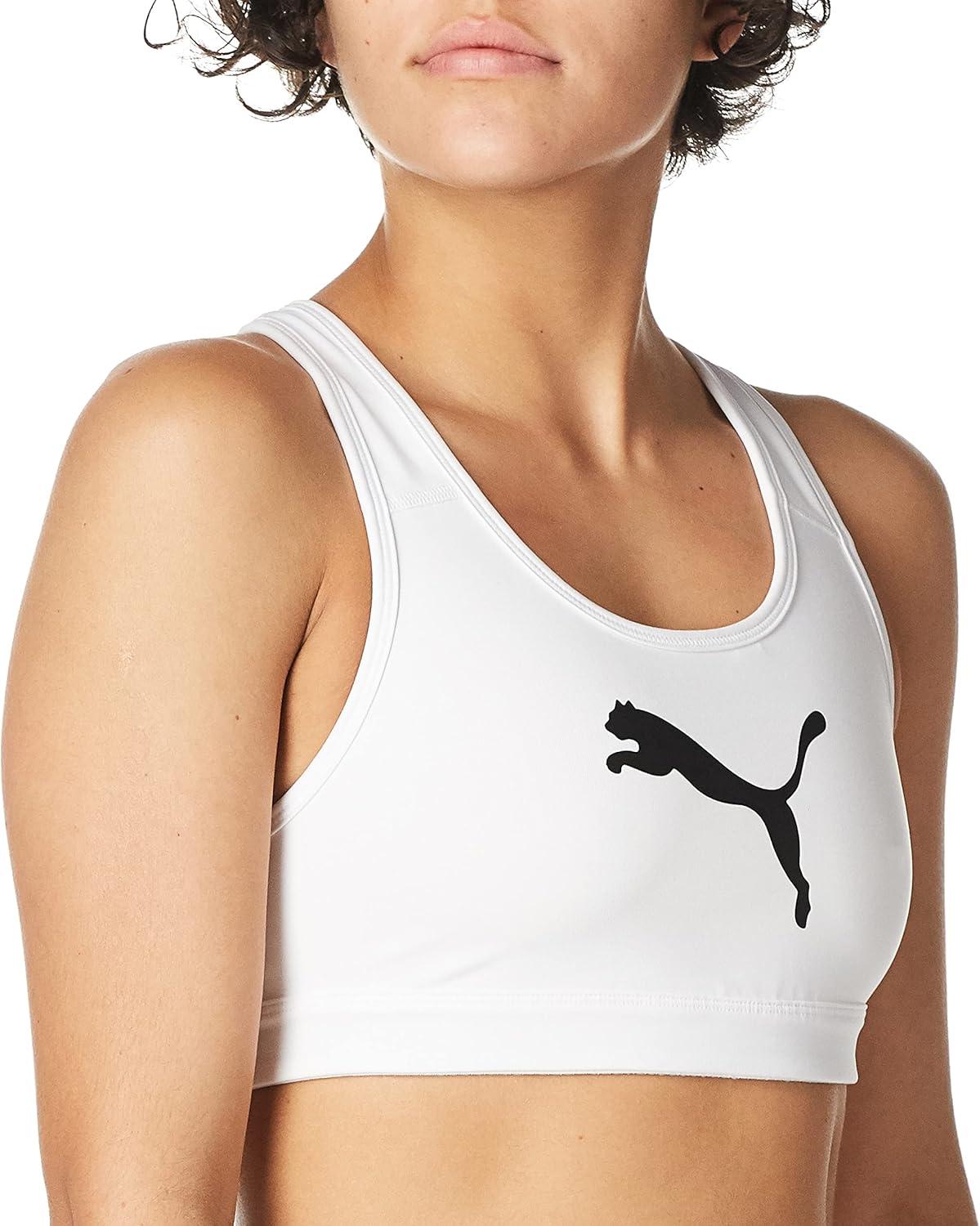 image:imagePUMA Womens Mid Impact 4Keeps BraPuma Whitepuma Black