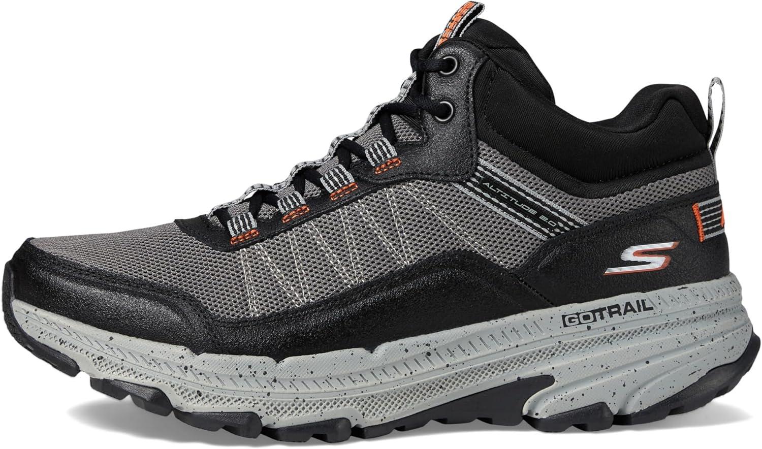 image:imageSkechers Mens Go Run Trail Altitude 20 Ridgetop MidtopCharcoalOrange