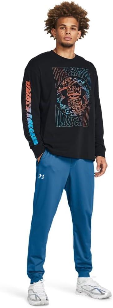 image:imageUnder Armour Mens Sportstyle Tricot Jogger406 Photon Blue White