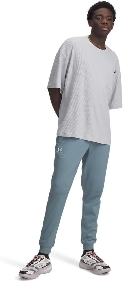 image:imageUnder Armour Mens Sportstyle Tricot Jogger587 Jasper Blue White