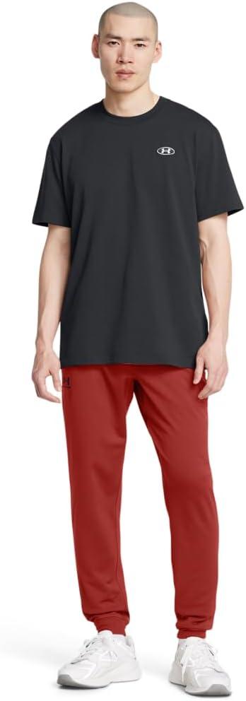 image:imageUnder Armour Mens Sportstyle Tricot Jogger840 Earthen Orange Black