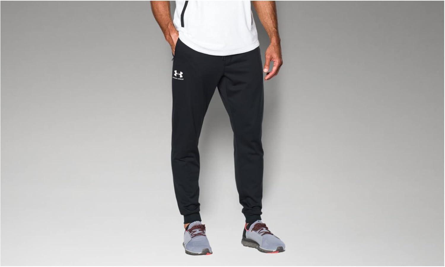 image:imageUnder Armour Mens Sportstyle Tricot JoggerBlack White