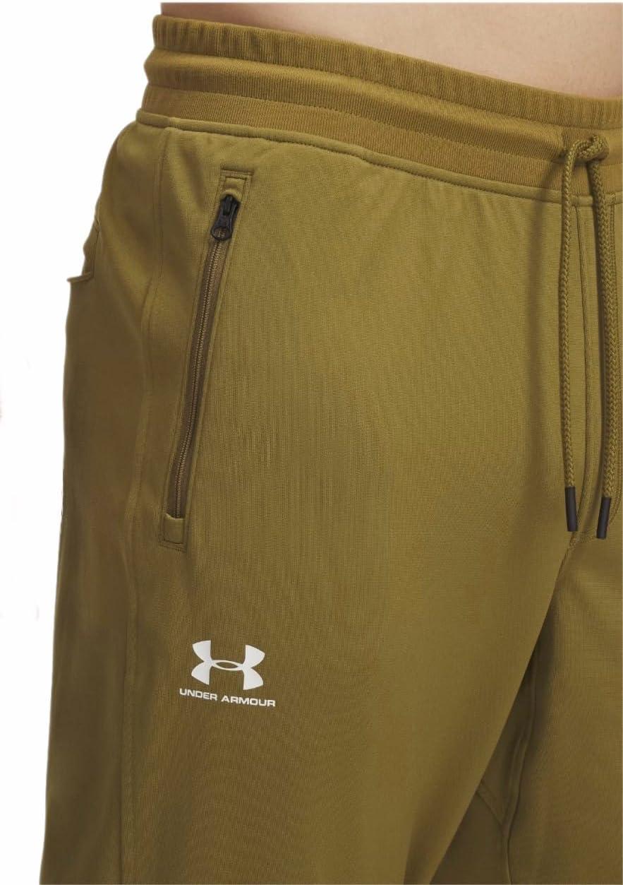 image:imageUnder Armour Mens Sportstyle Tricot JoggerCanteen GreenWhite