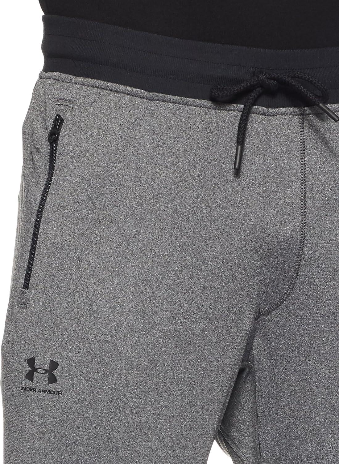 image:imageUnder Armour Mens Sportstyle Tricot JoggerCarbon Heather Black