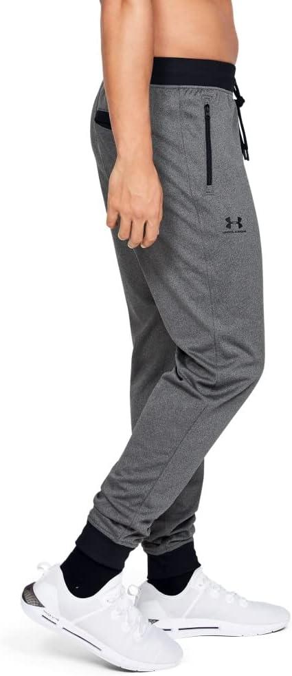 image:imageUnder Armour Mens Sportstyle Tricot JoggerCarbon Heather Black