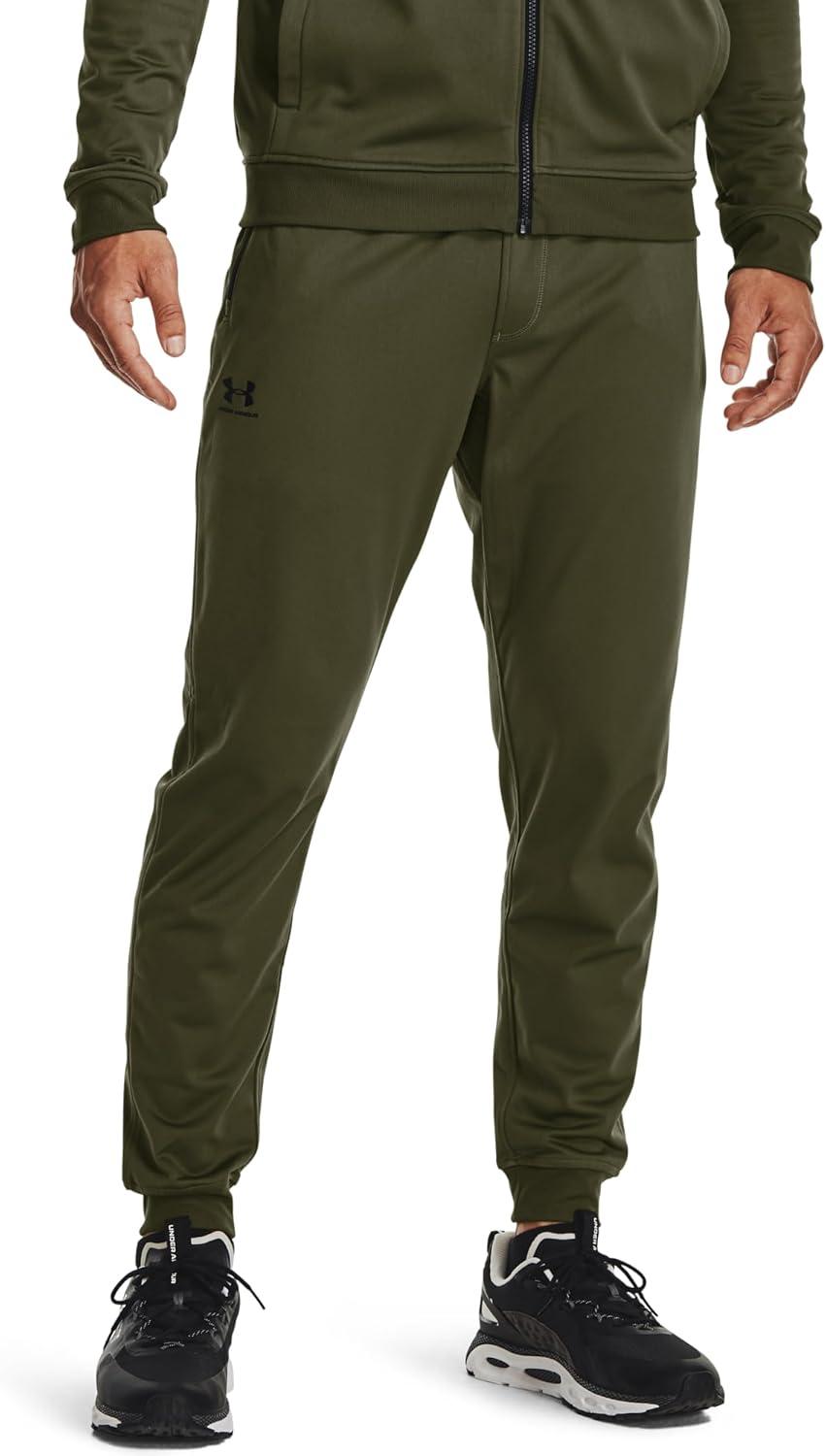 image:imageUnder Armour Mens Sportstyle Tricot JoggerMarine Od Green 390