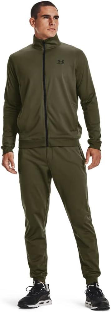 image:imageUnder Armour Mens Sportstyle Tricot JoggerMarine Od Green 390Black