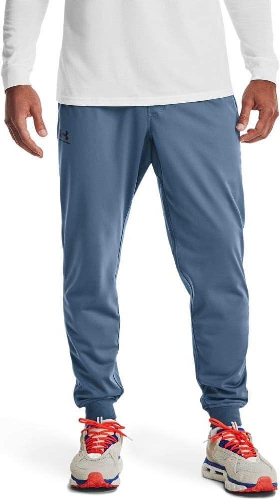 image:imageUnder Armour Mens Sportstyle Tricot JoggerMineral Blue 470Black