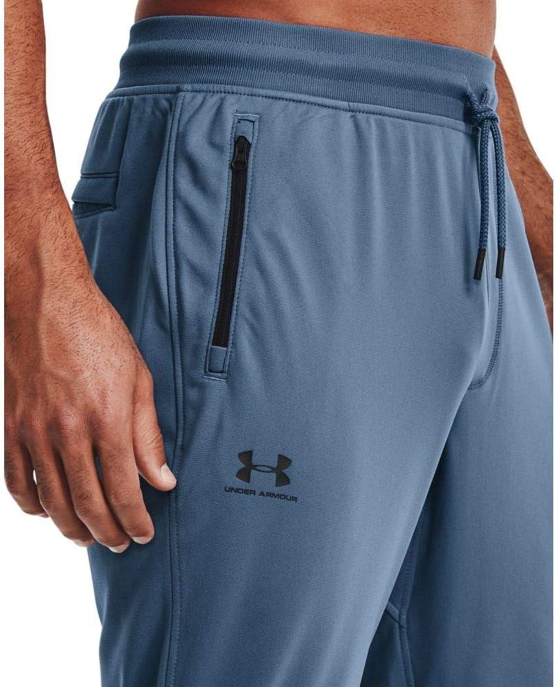 image:imageUnder Armour Mens Sportstyle Tricot JoggerMineral Blue 470Black